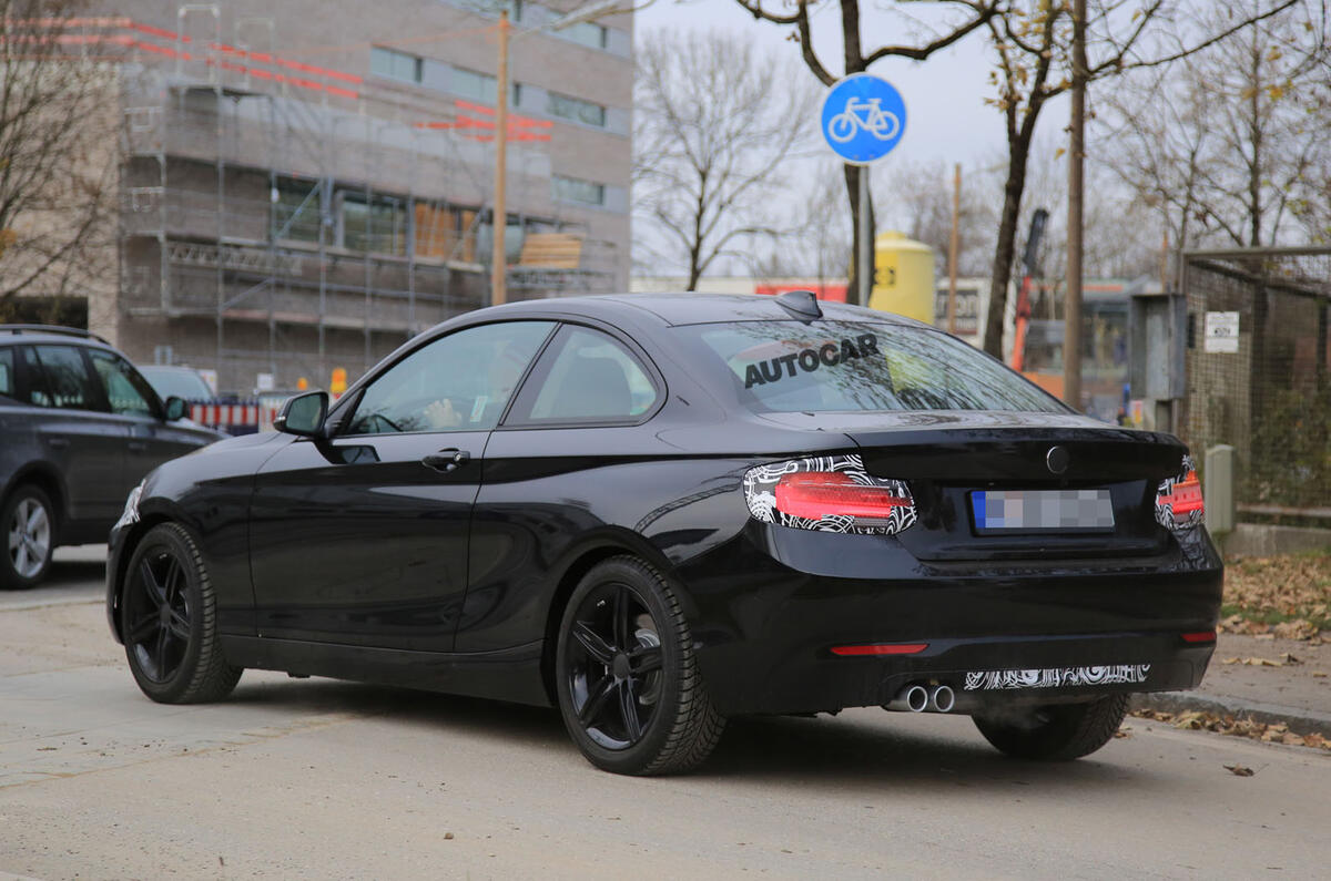 2017 BMW 2 Series spotted testing