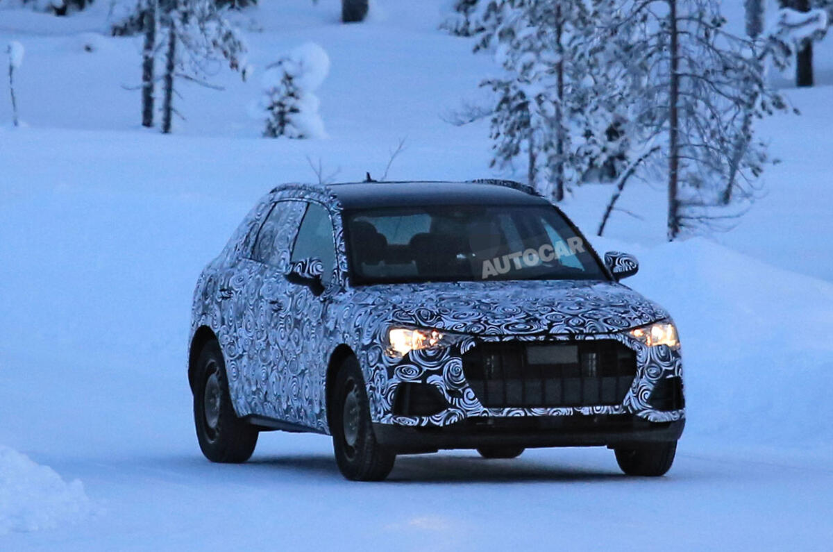 2018 Audi Q3 – new pics of future BMW X1 rival