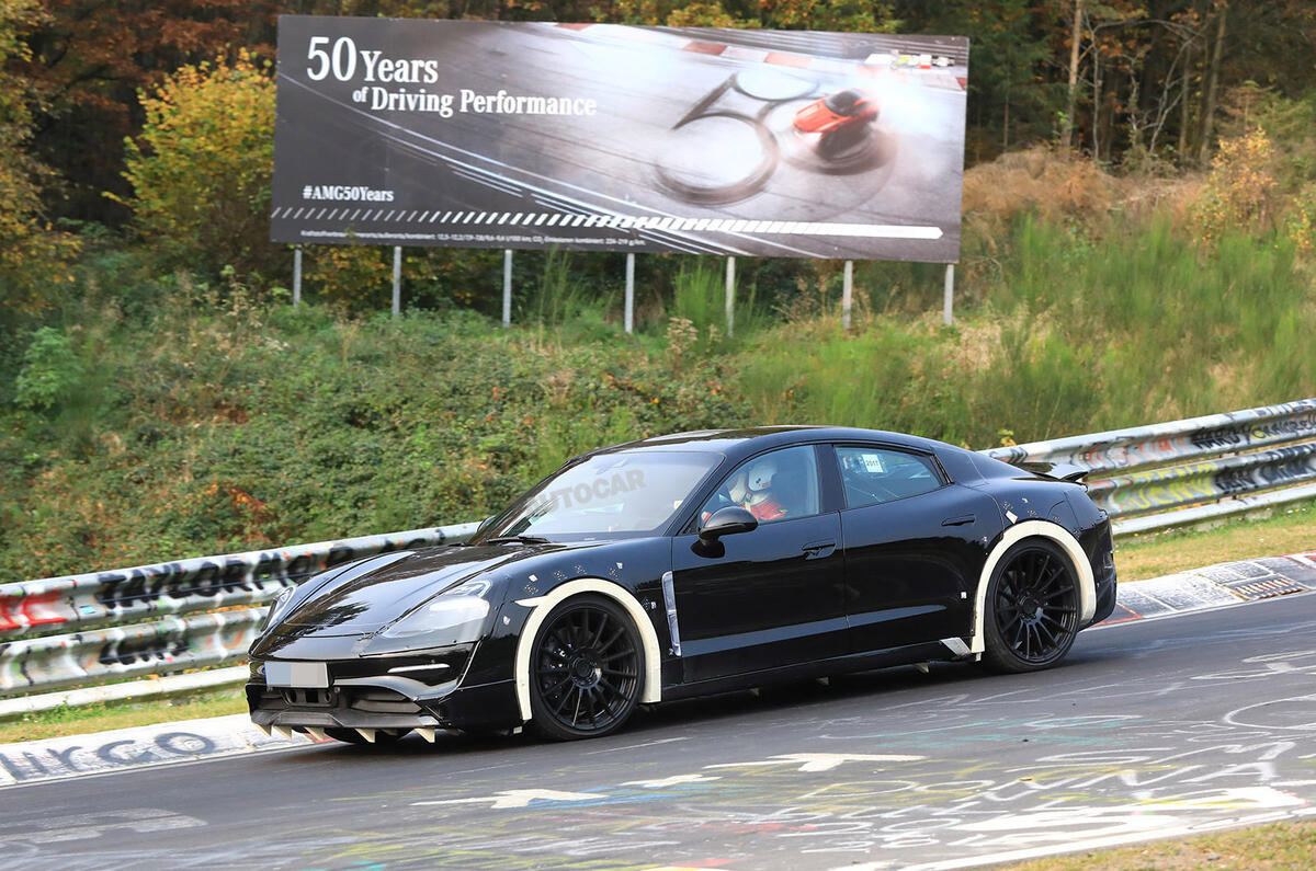 The Porsche Taycan was previously called the Mission E