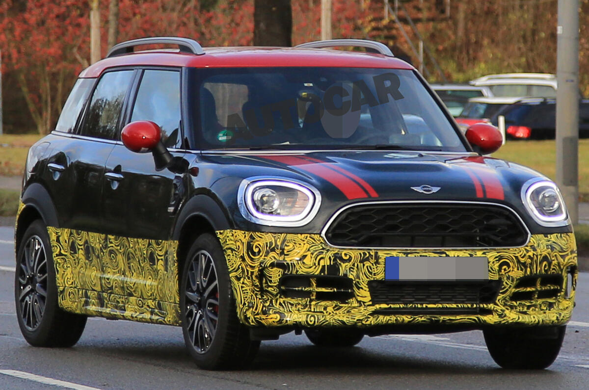 2016 Mini Countryman JCW: new spy pictures