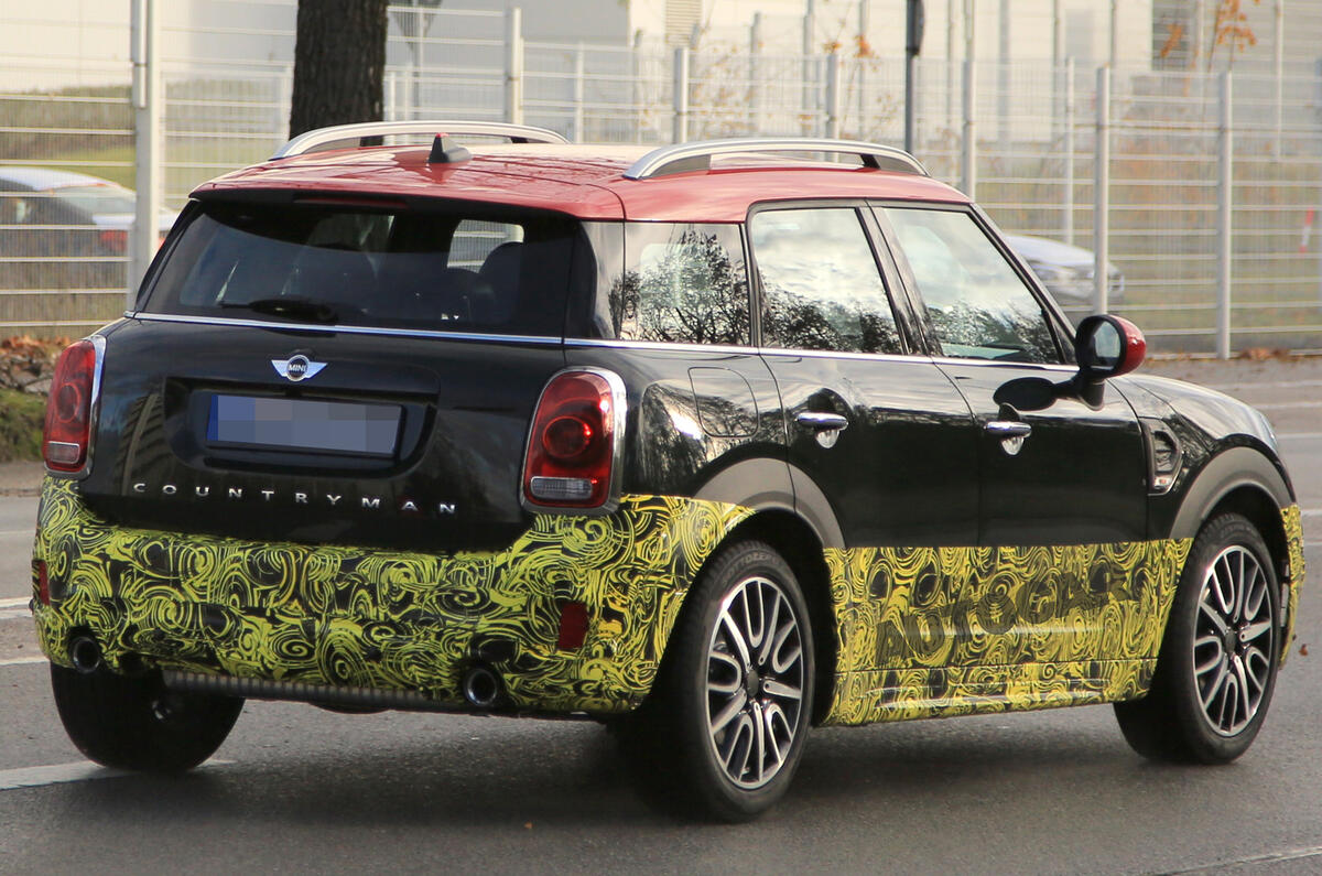 2016 Mini Countryman JCW: new spy pictures