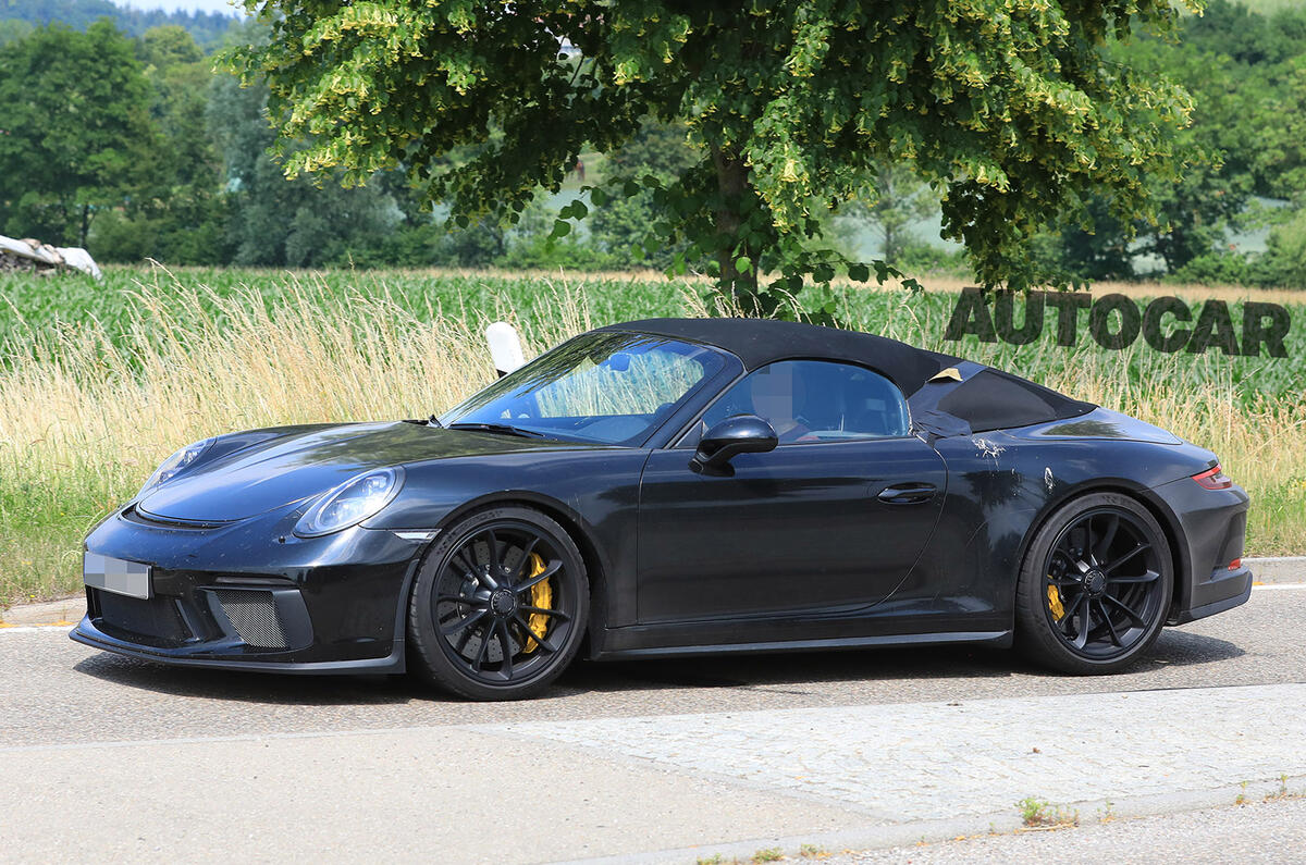 Next Porsche 911 Speedster to get hardcore GT3 running gear