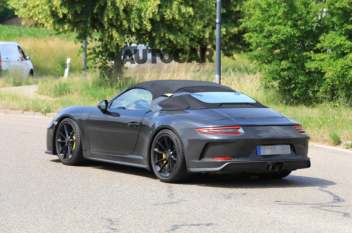 Next Porsche 911 Speedster to get hardcore GT3 running gear