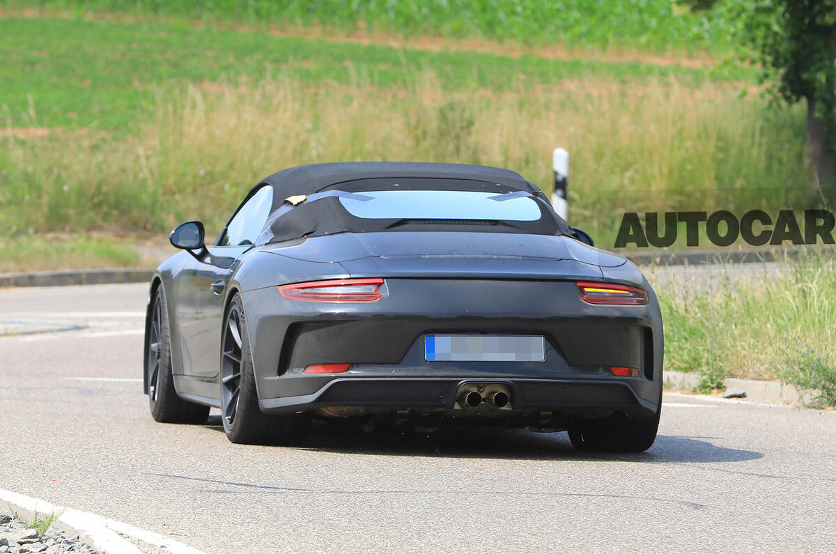 Next Porsche 911 Speedster to get hardcore GT3 running gear