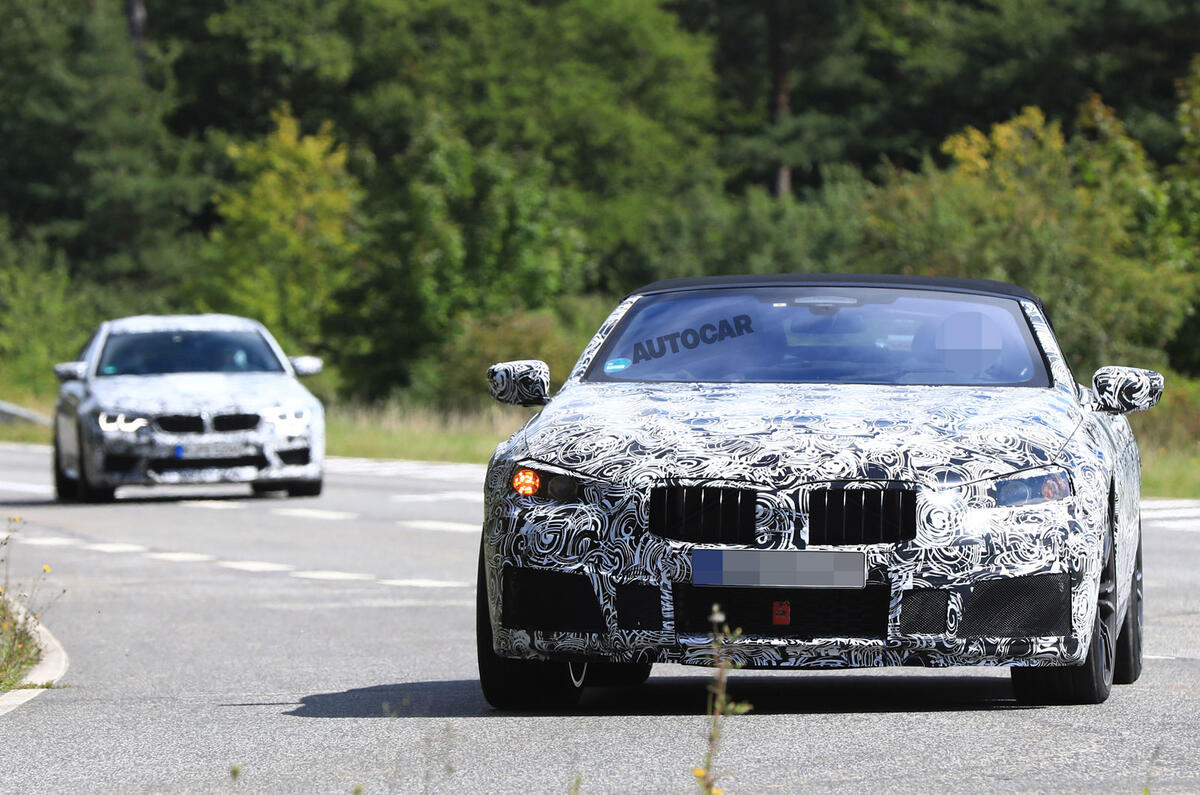 BMW M8 – new pics of M8 Convertible