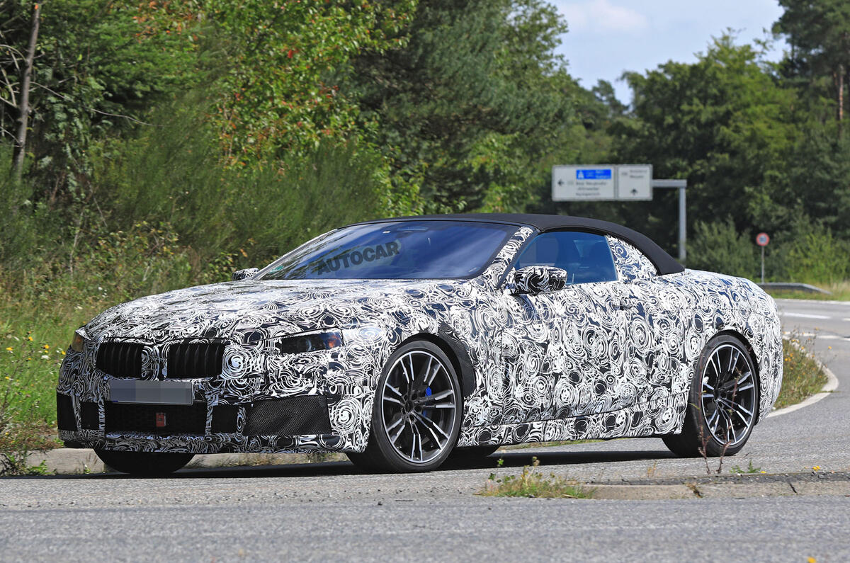 BMW M8 – new pics of M8 Convertible