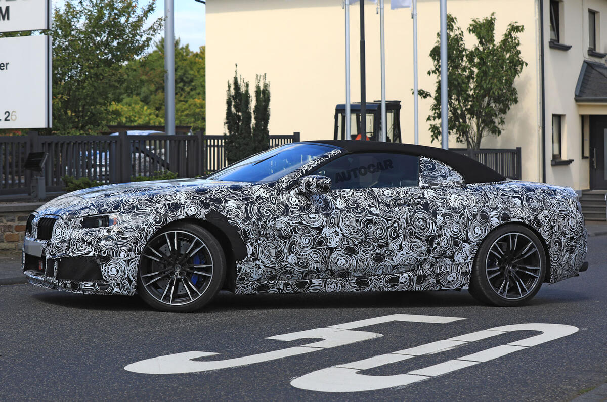 BMW M8 – new pics of M8 Convertible