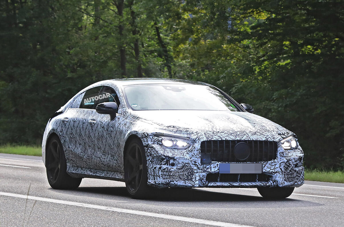 Mercedes-AMG GT four-door - 800bhp hybrid gets active spoiler