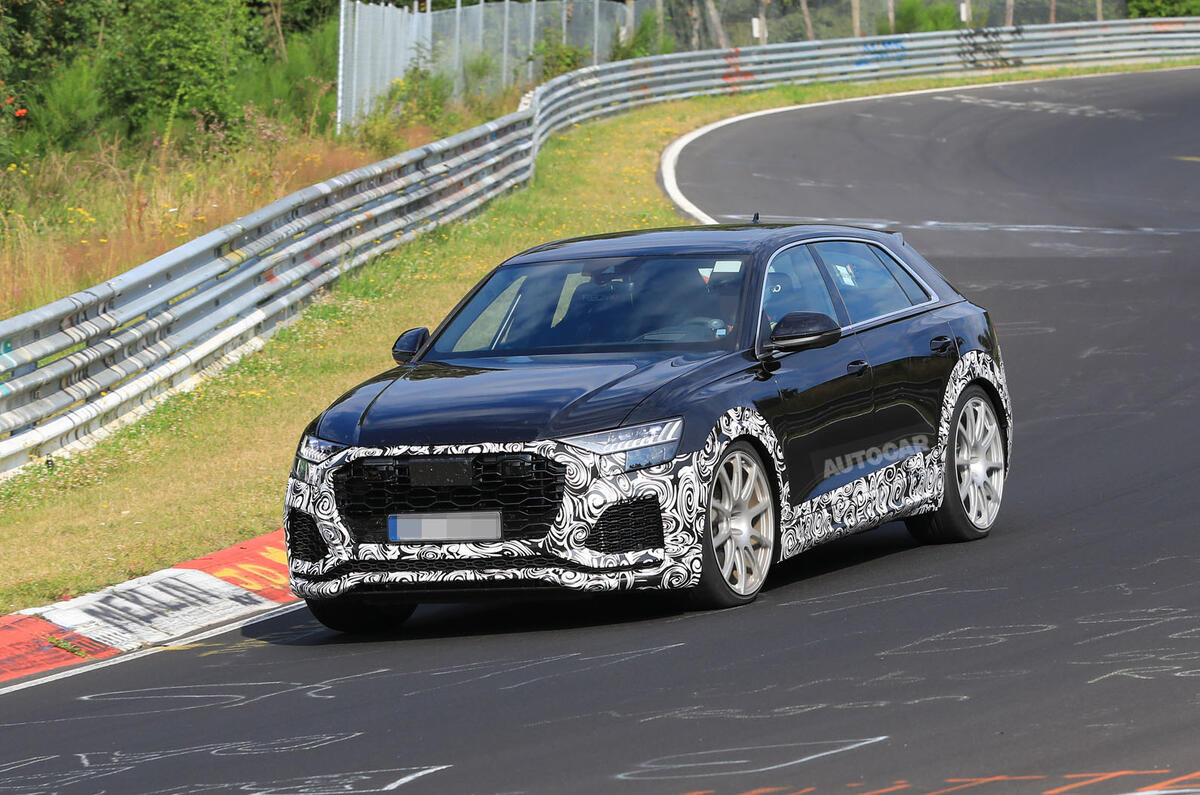 2019 Audi Rs Q8 New Pictures Of 670bhp Hybrid V8 Suv
