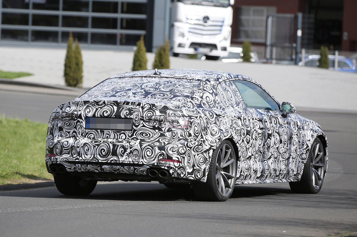 2017 Audi RS5 test mule