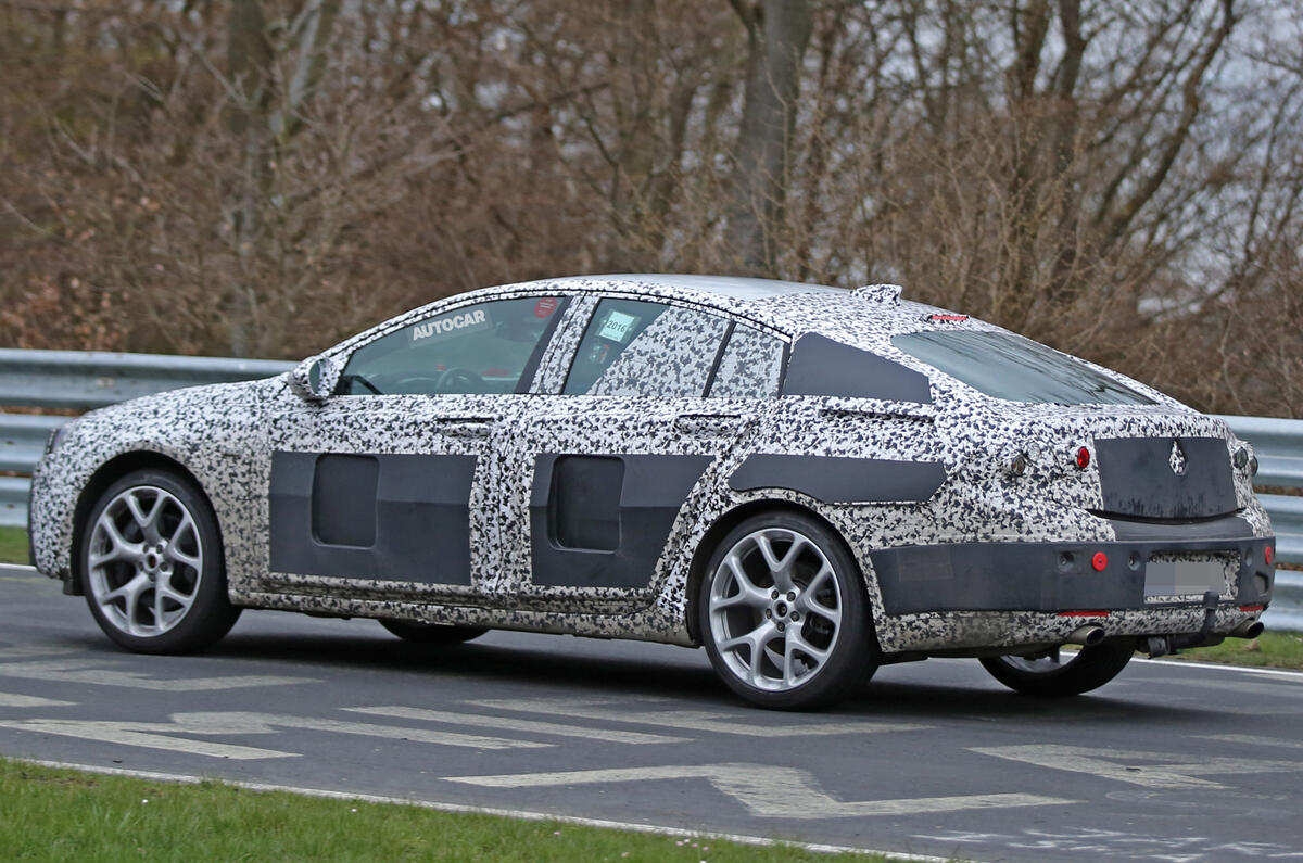 Vauxhall Insignia VXR spy shots