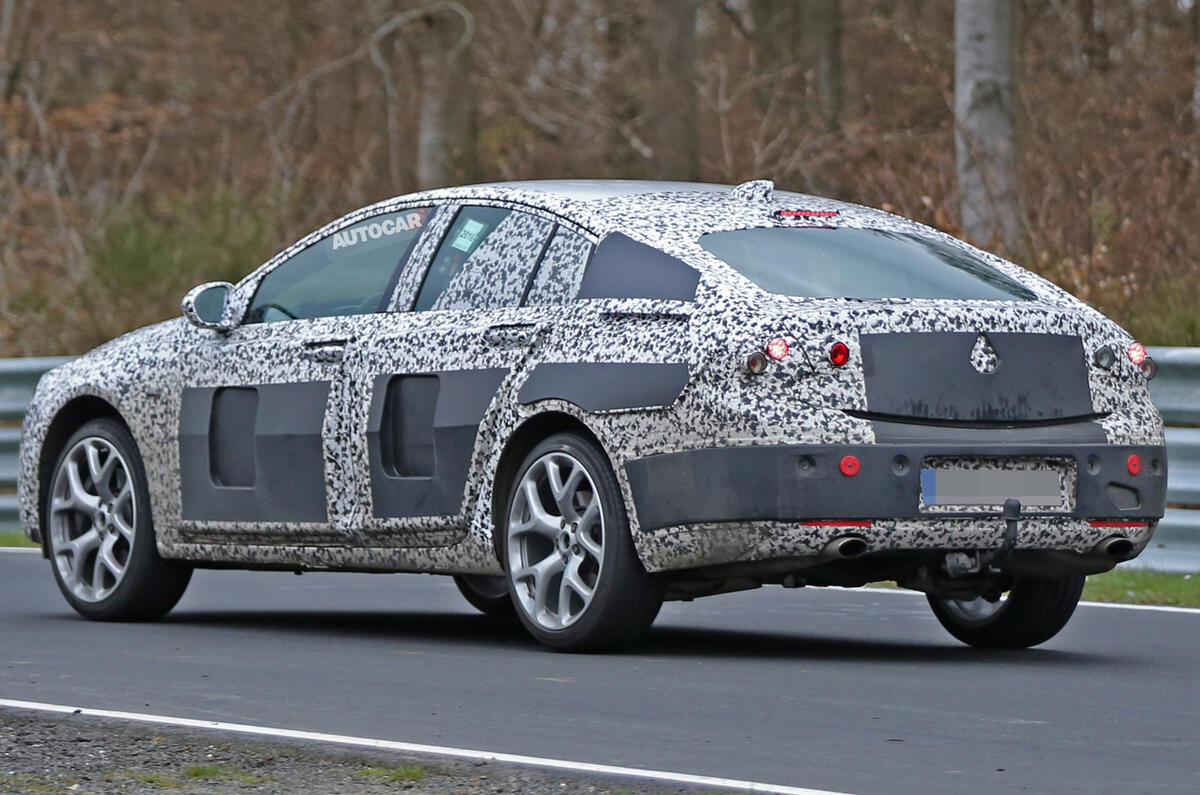 Vauxhall Insignia VXR spy shots