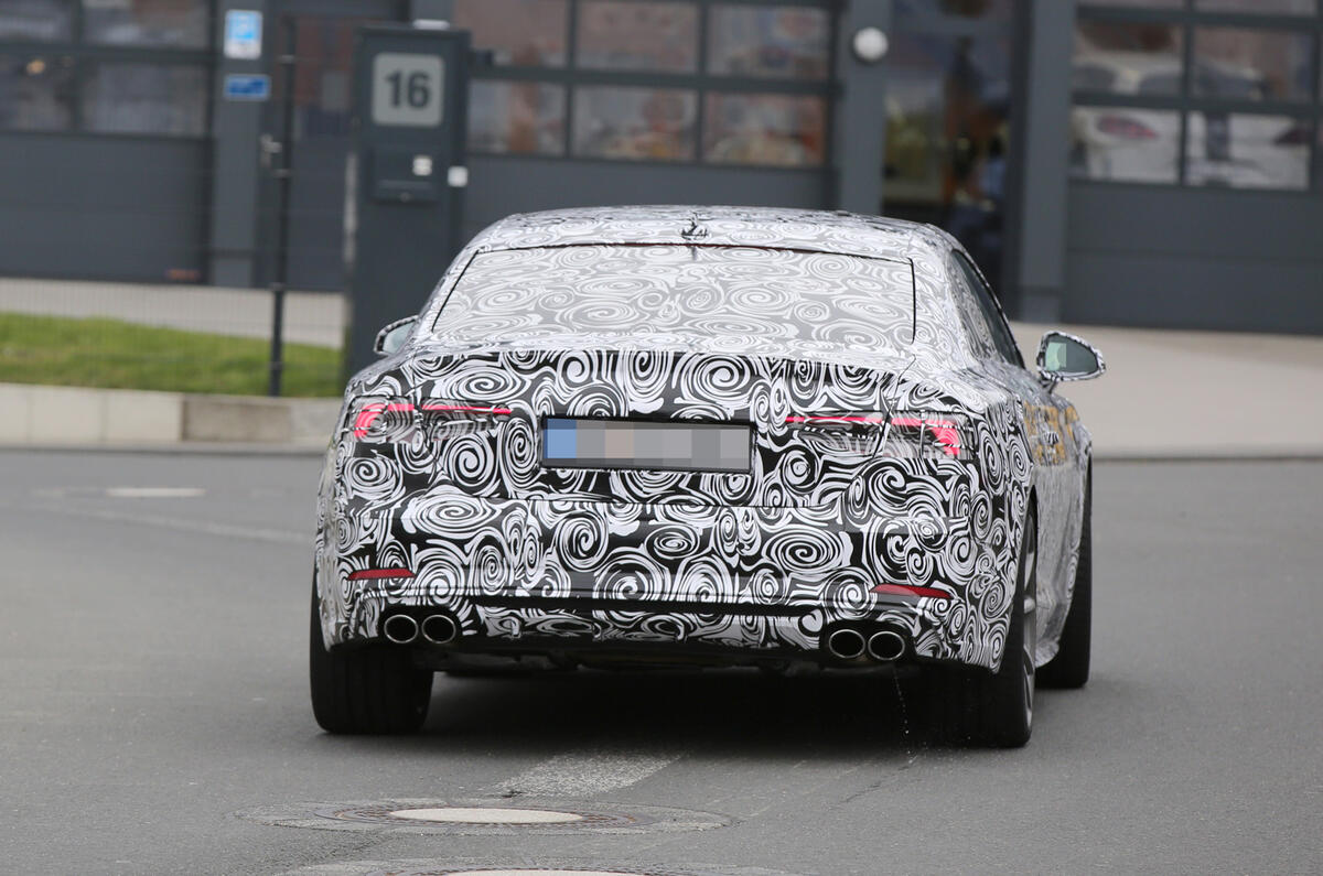 2017 Audi RS5 test mule