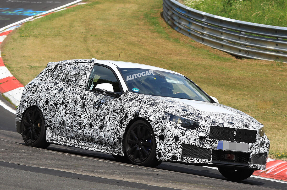 Hot BMW 1 Series tests at the Nürburgring