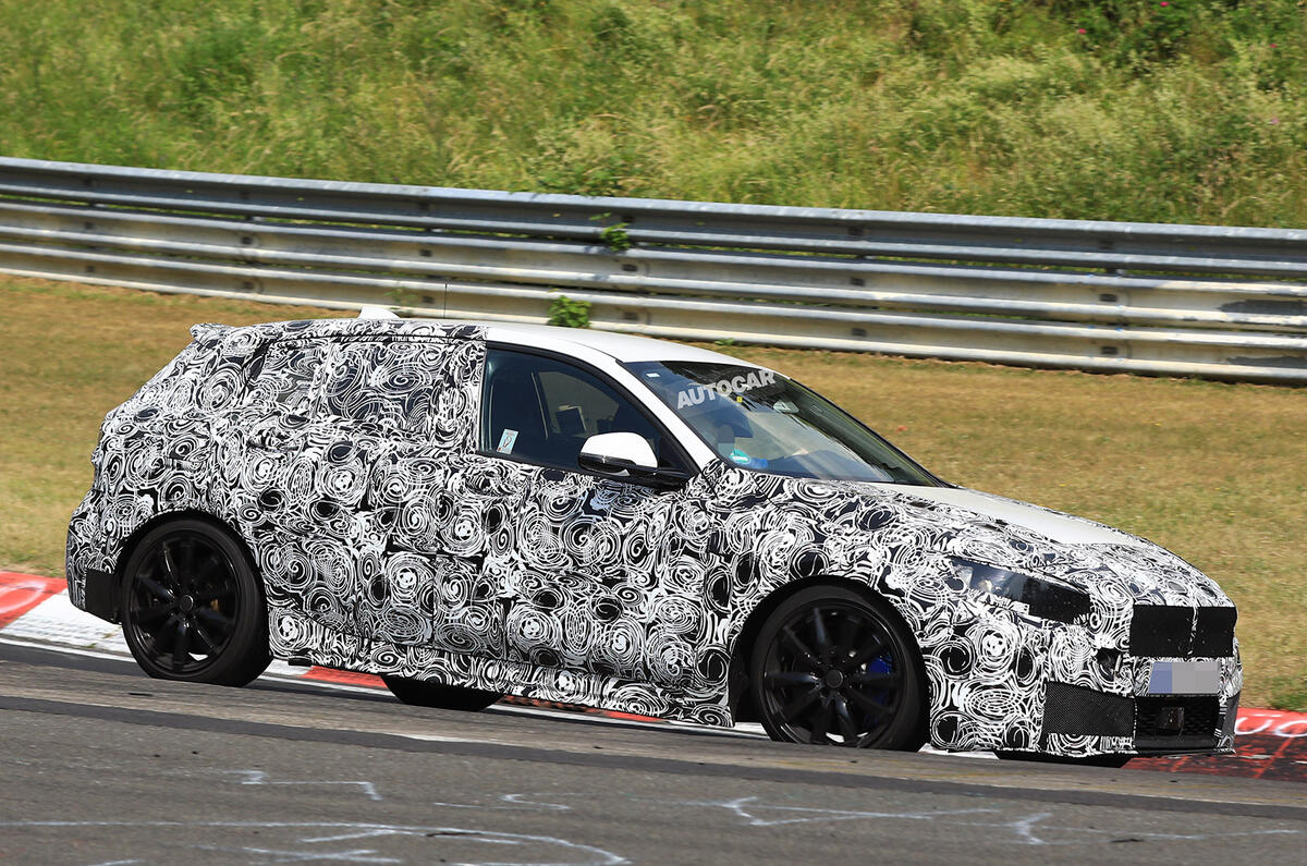 Hot BMW 1 Series tests at the Nürburgring