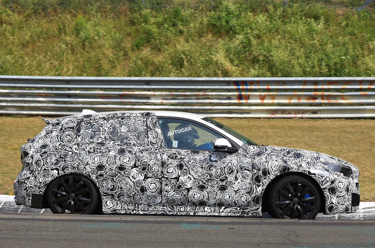 Hot BMW 1 Series tests at the Nürburgring