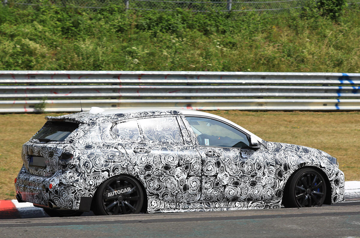 Hot BMW 1 Series tests at the Nürburgring