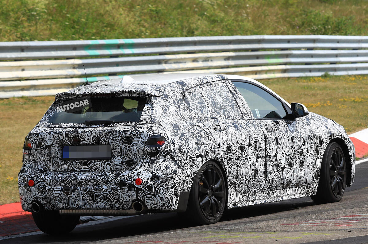 Hot BMW 1 Series tests at the Nürburgring