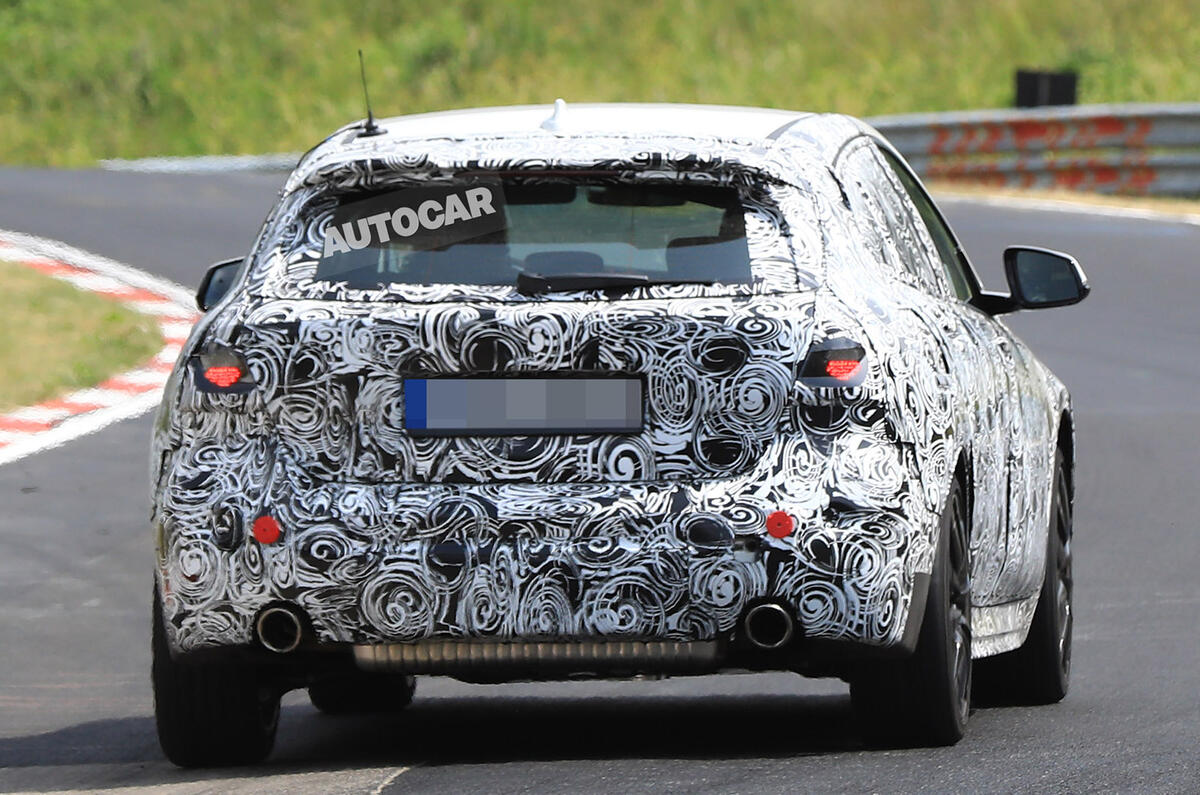 Hot BMW 1 Series tests at the Nürburgring