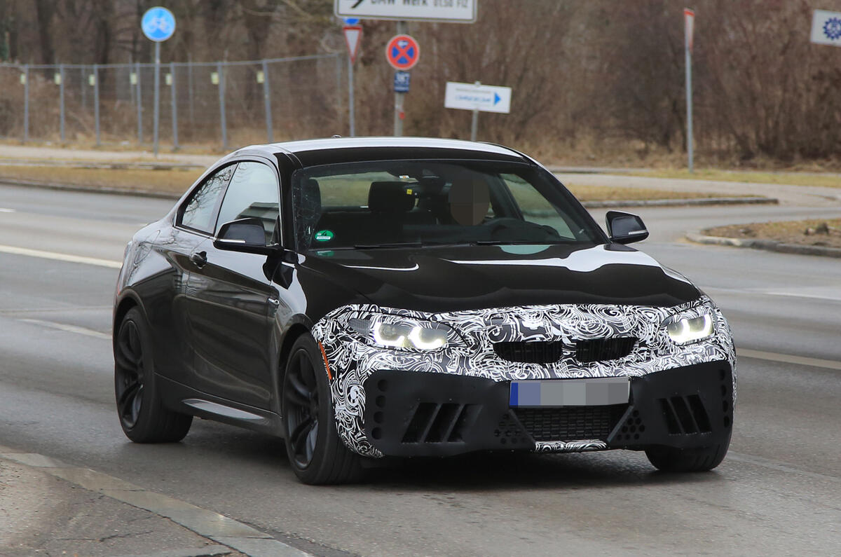 Facelifted BMW M2  front