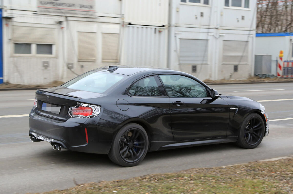 Facelifted BMW M2 side