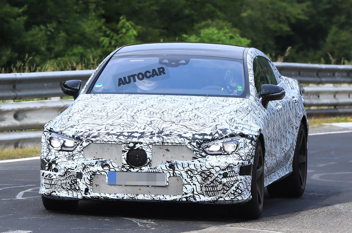 Mercedes-AMG GT four-door - 600bhp Panamera rival tests at Nurburgring