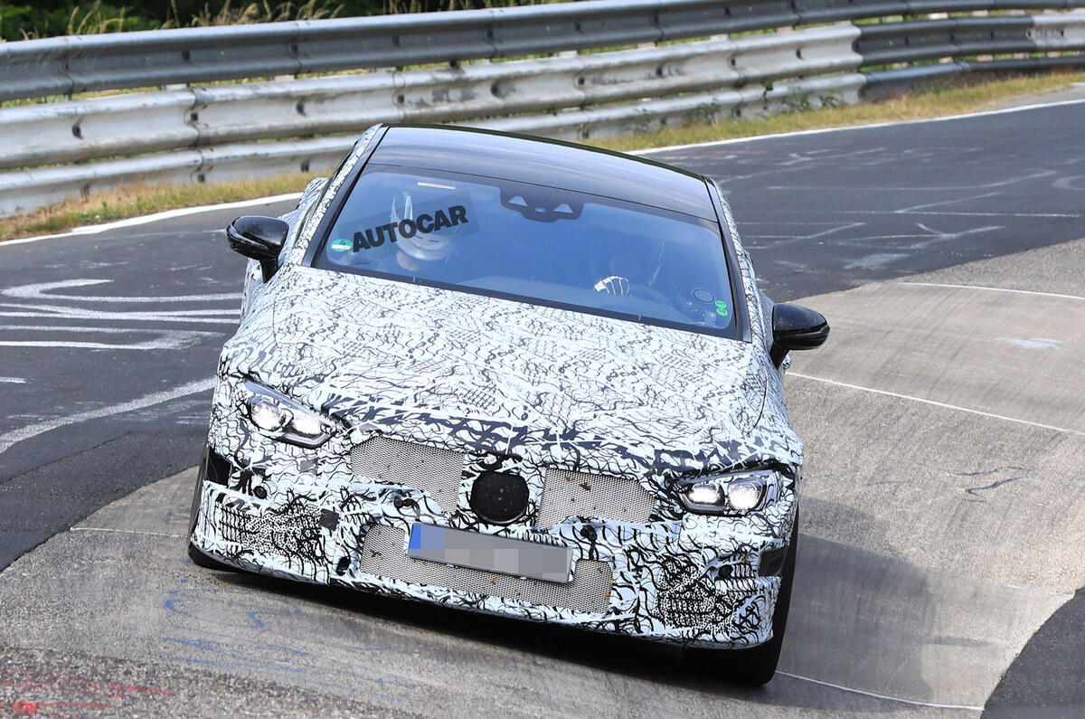 Mercedes-AMG GT four-door - 600bhp Panamera rival tests at Nurburgring
