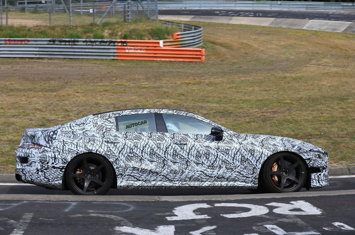 Mercedes-AMG GT four-door - 600bhp Panamera rival tests at Nurburgring