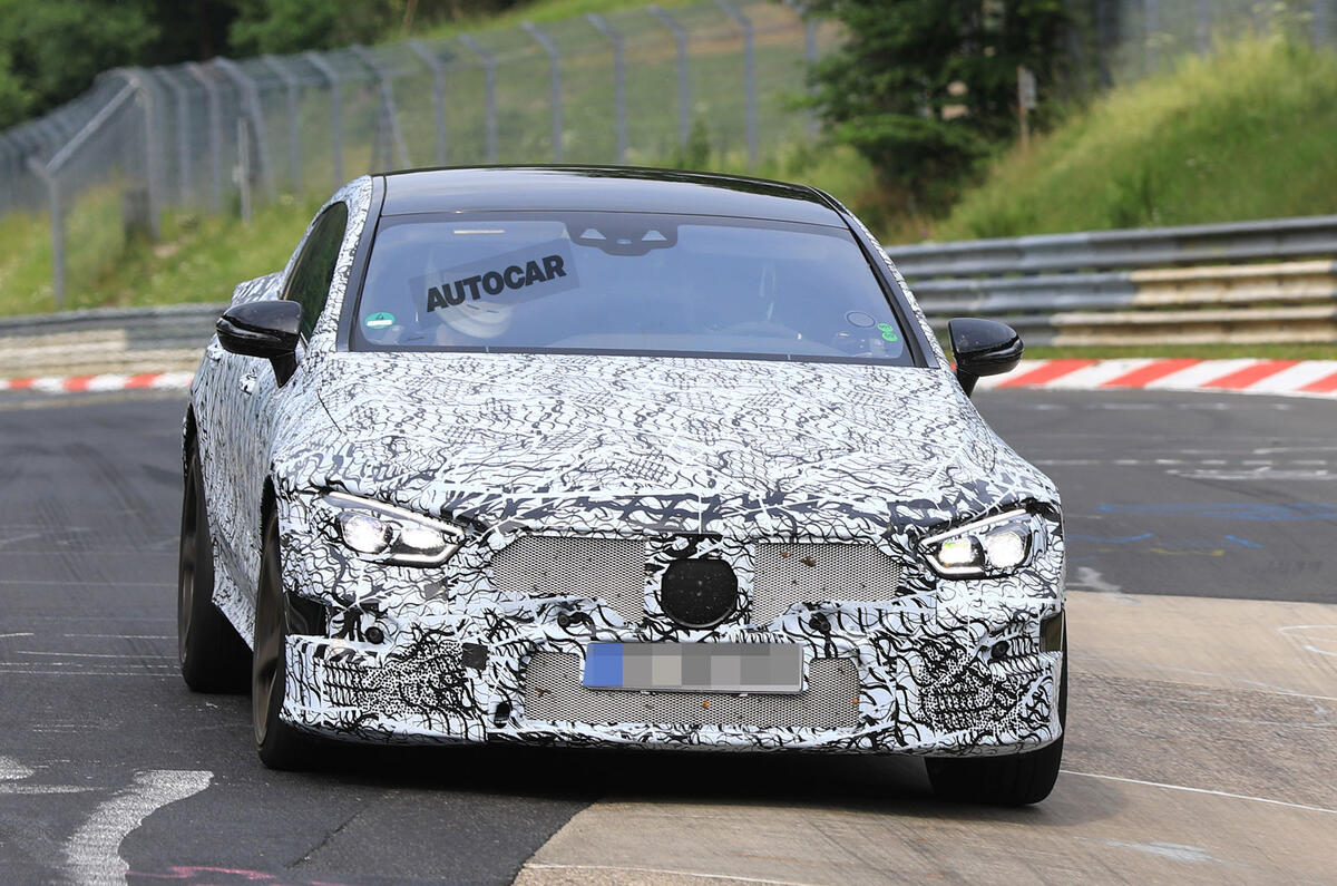 Mercedes-AMG GT four-door - 600bhp Panamera rival tests at Nurburgring