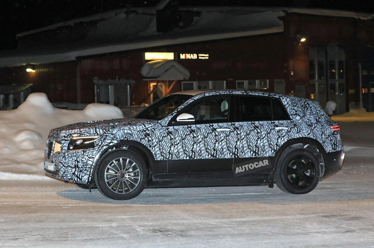 Mercedes EQ C: first pictures of future all-electric Model X rival