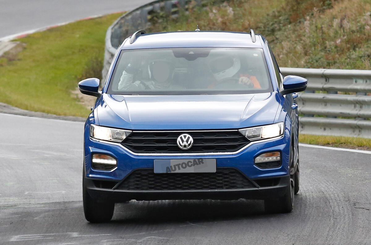 Volkswagen T-Roc R: 306bhp hot SUV caught testing at the Nürburgring