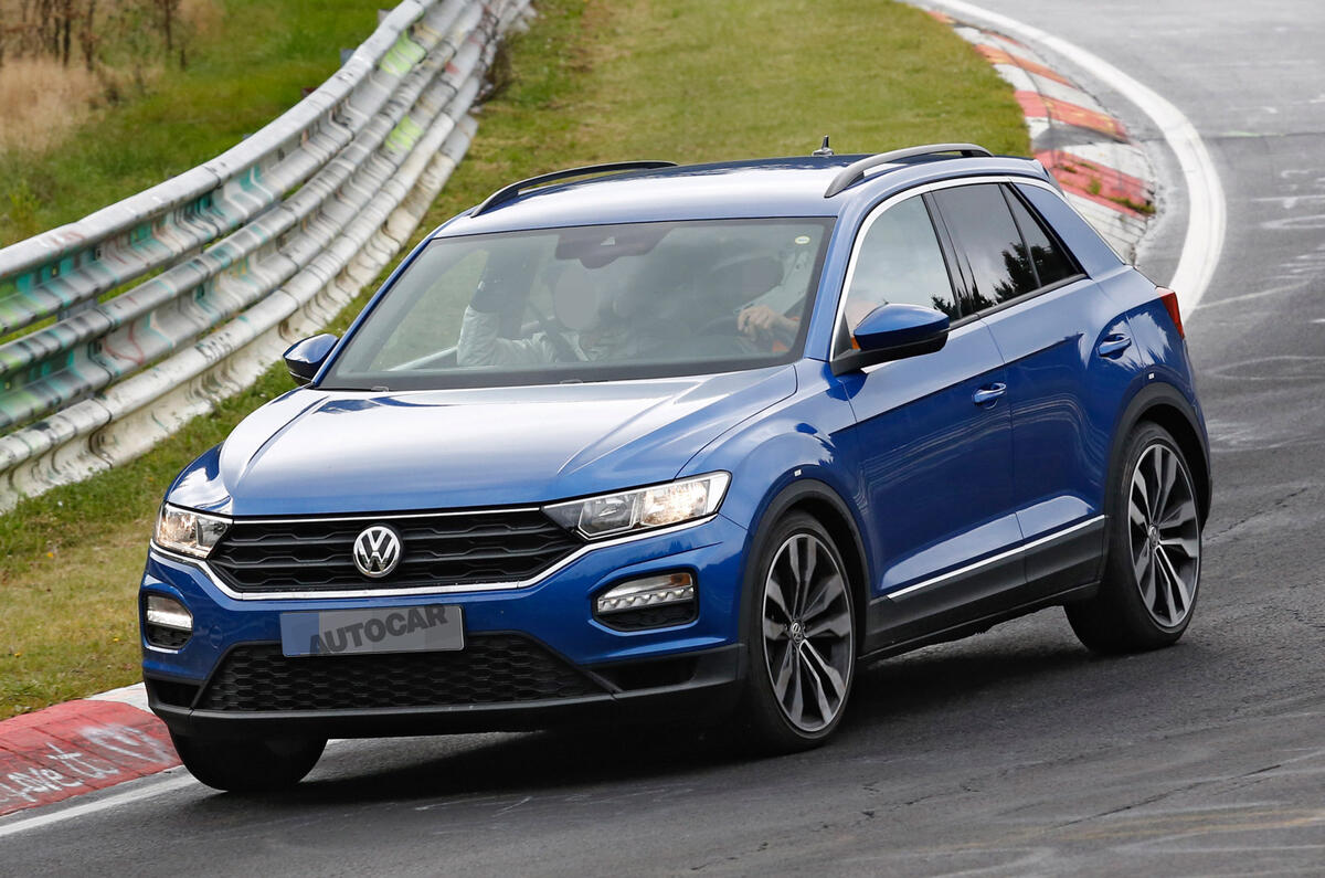 Volkswagen T-Roc R: 306bhp hot SUV caught testing at the Nürburgring