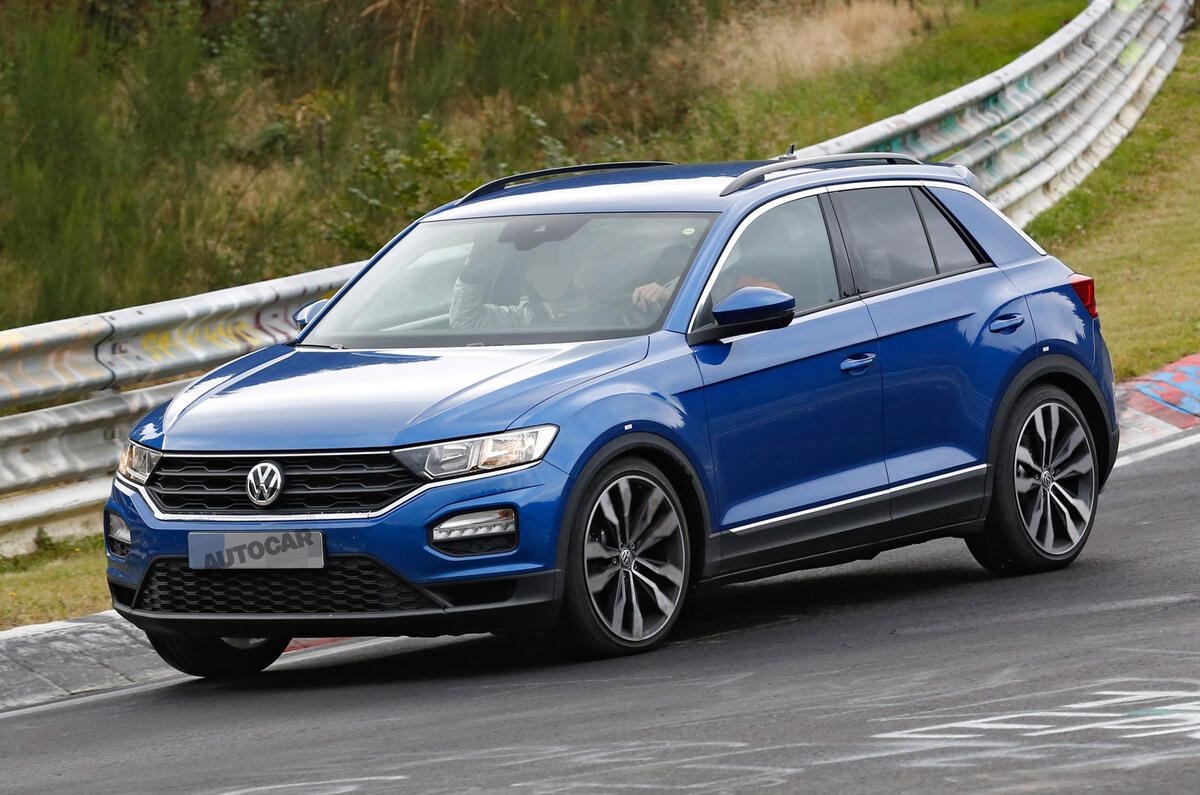 Volkswagen T-Roc R: 306bhp hot SUV caught testing at the Nürburgring