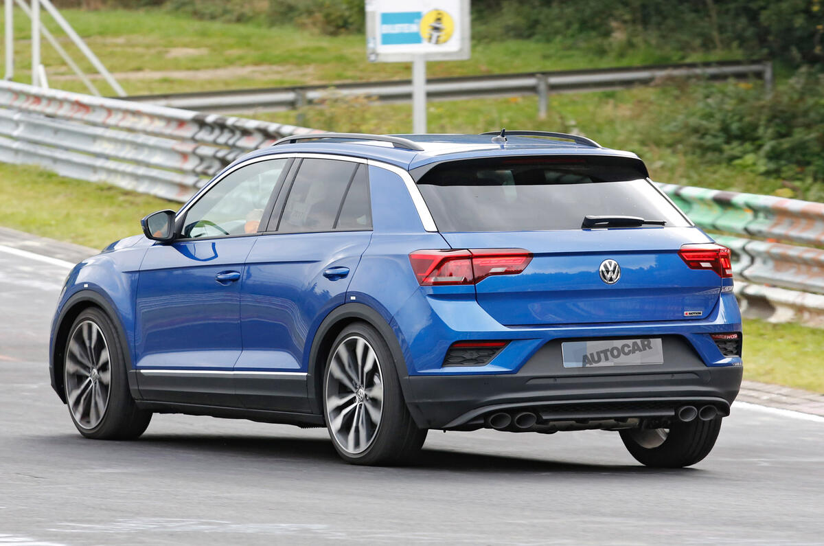 Volkswagen T-Roc R: 306bhp hot SUV caught testing at the Nürburgring