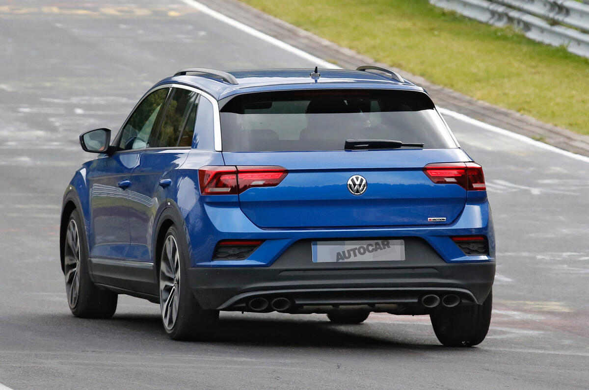 Volkswagen T-Roc R: 306bhp hot SUV caught testing at the Nürburgring