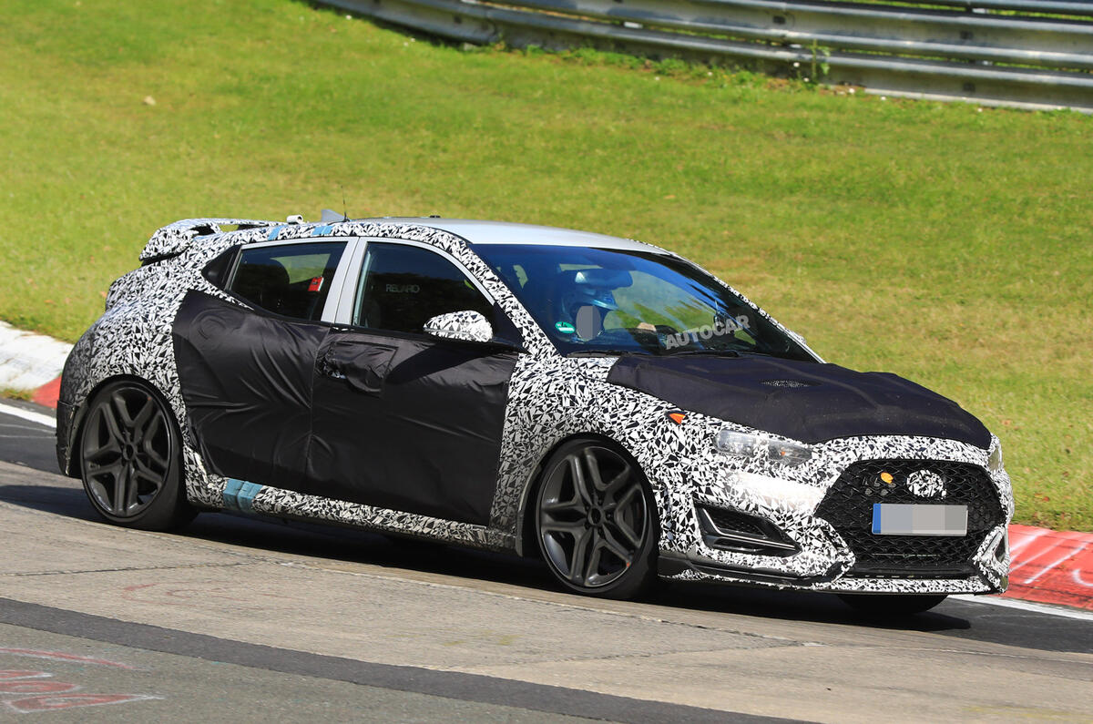 275bhp Hyundai Veloster N: latest sighting reveals interior design