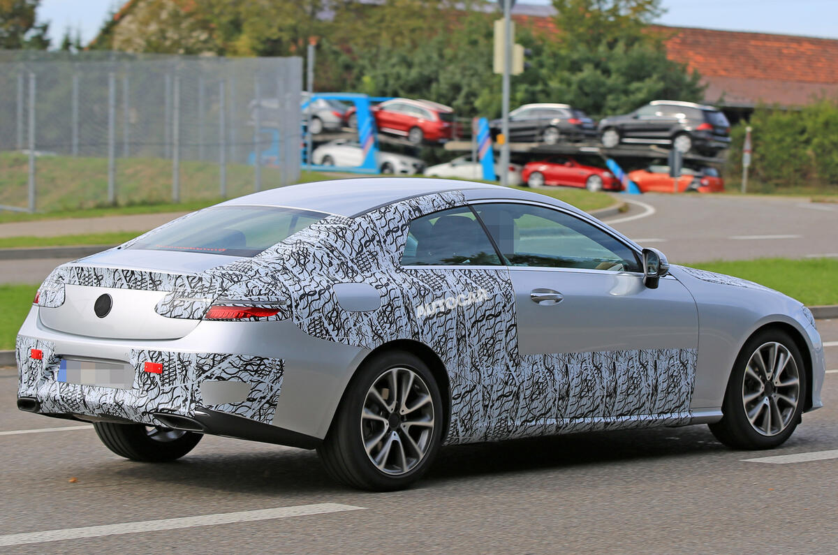 New Mercedes-Benz E-Class Coupé - latest spy pictures