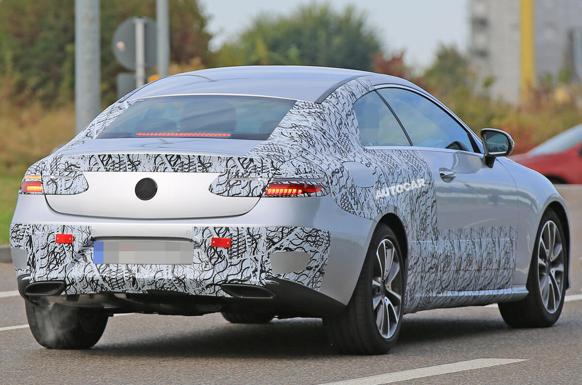 New Mercedes-Benz E-Class Coupé - latest spy pictures