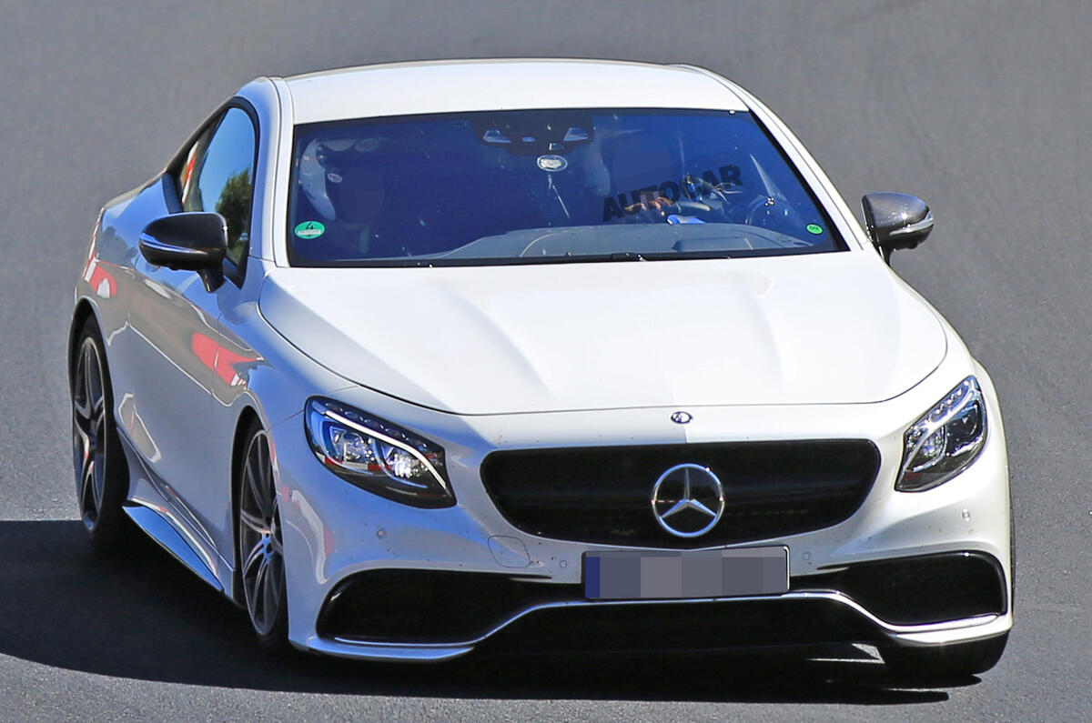 Mercedes-AMG SL 63 spied chassis testing