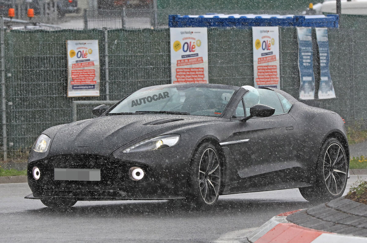 £1.3m Aston Martin Vanquish Zagato Volante spotted testing