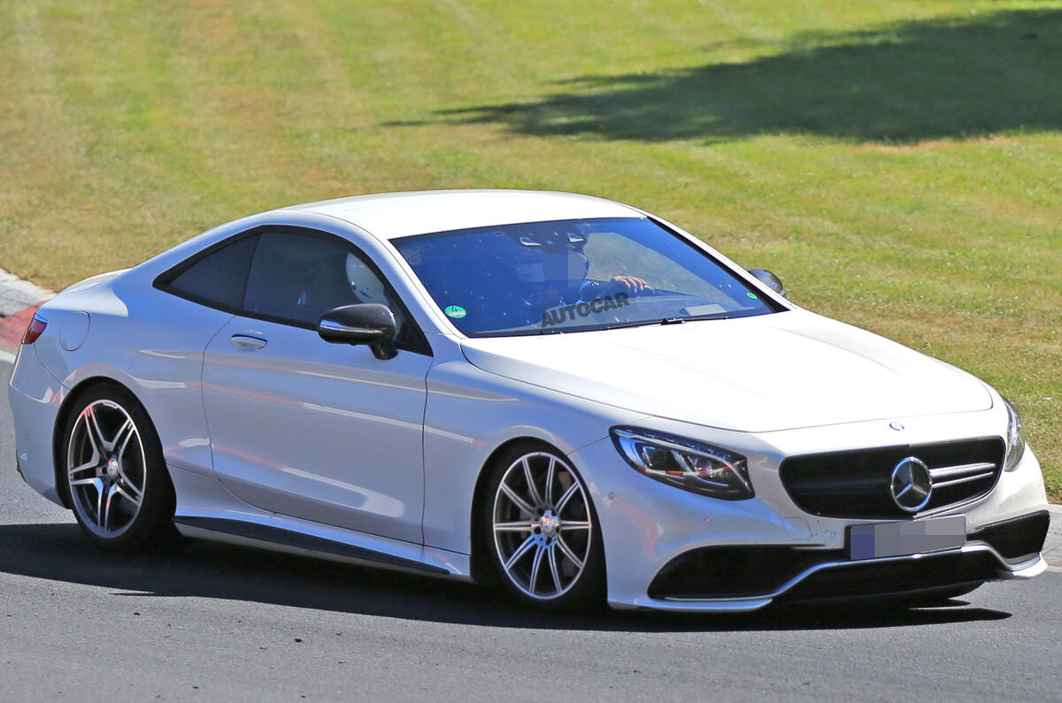Mercedes-AMG SL 63 spied chassis testing
