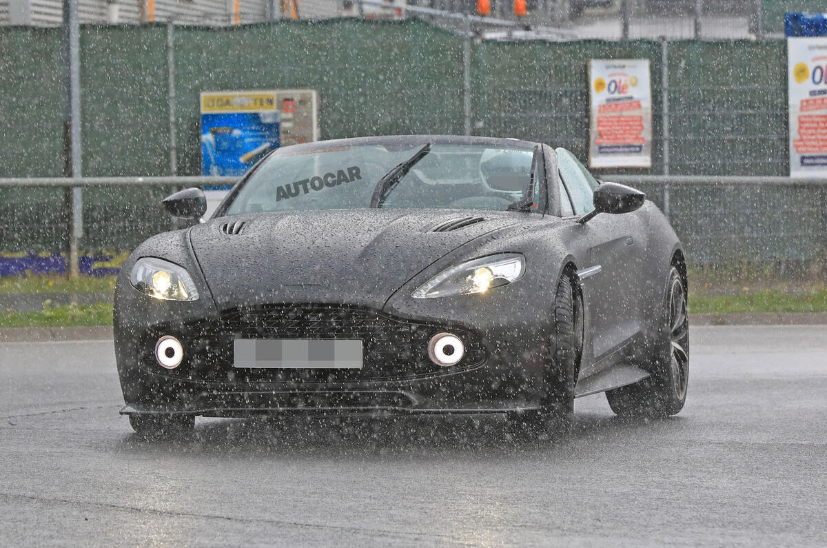 £1.3m Aston Martin Vanquish Zagato Volante spotted testing
