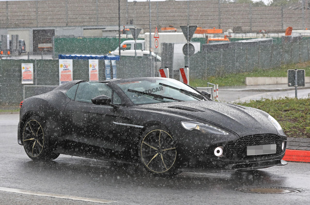£1.3m Aston Martin Vanquish Zagato Volante spotted testing