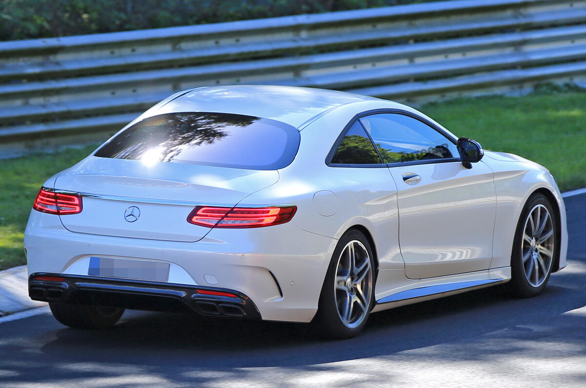 Mercedes-AMG SL 63 spied chassis testing