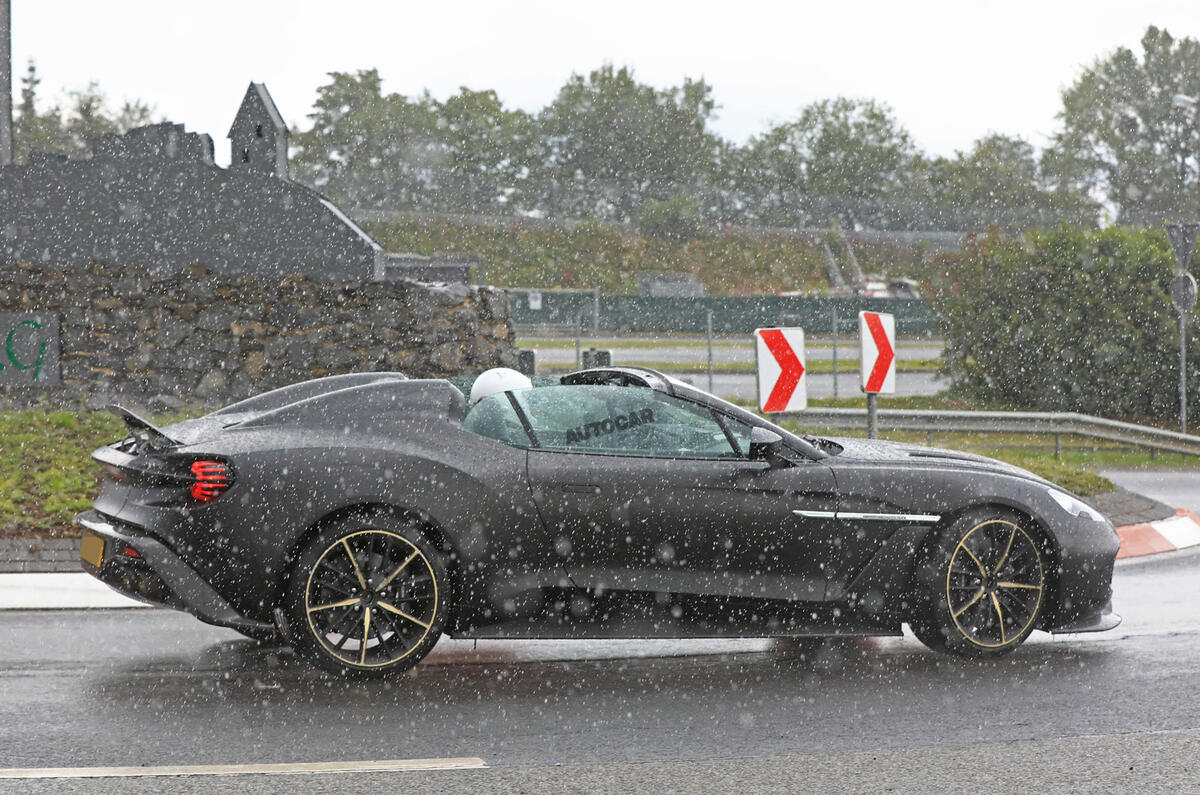£1.3m Aston Martin Vanquish Zagato Volante spotted testing