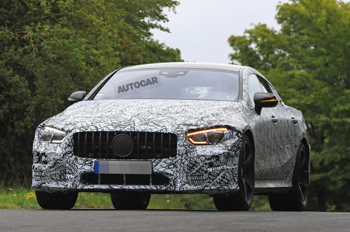 Mercedes-AMG GT four-door - 800bhp hybrid system under development
