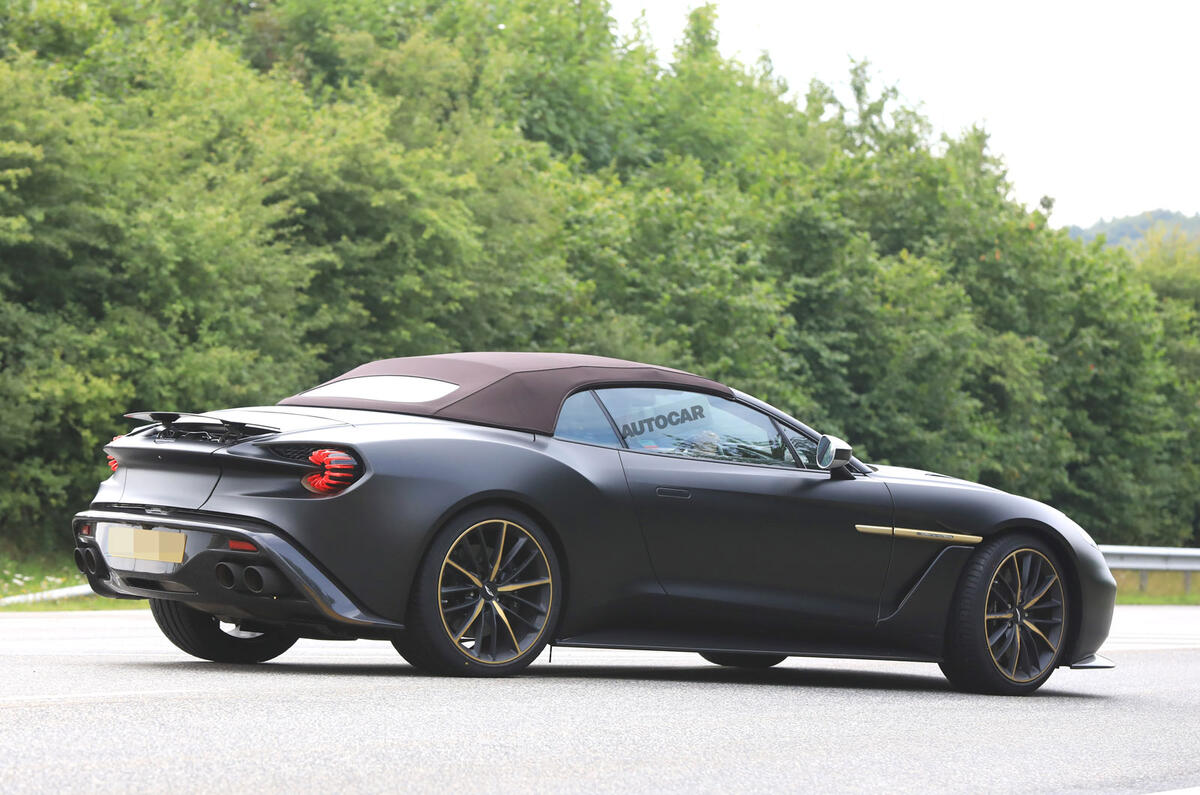 Aston Martin Vanquish Zagato Volante and Speedster spotted testing
