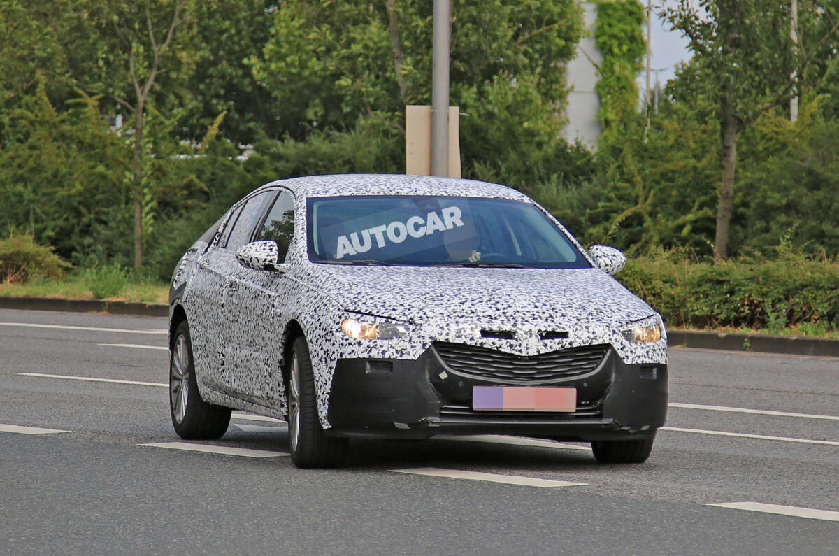 Vauxhall Insignia spy shots