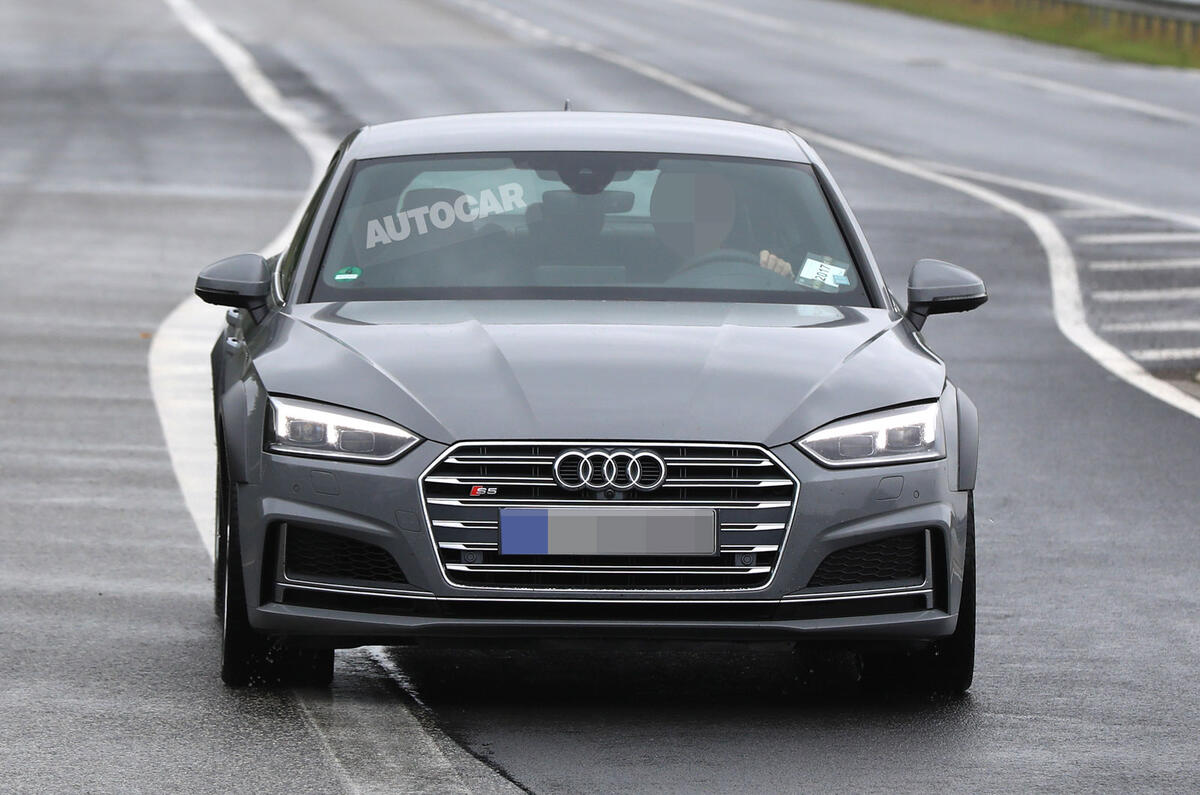 Audi RS5 Sportback testing with 444bhp V6