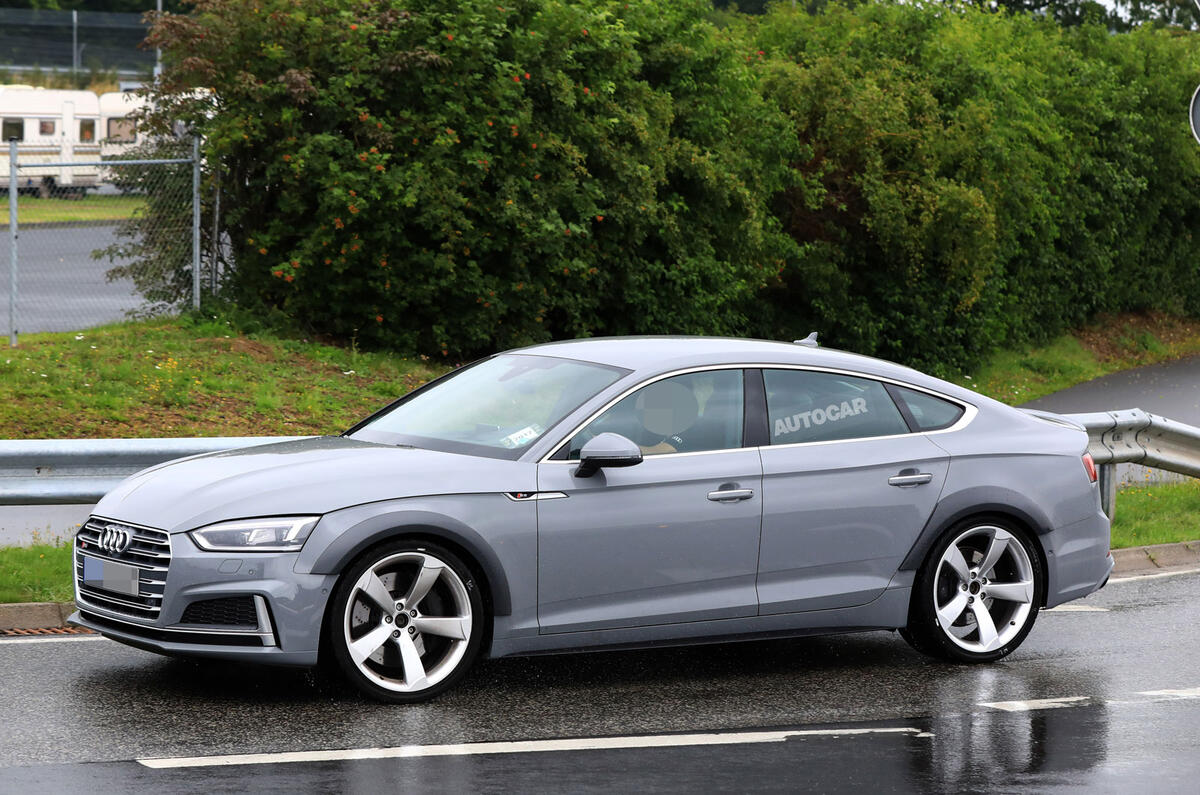 Audi RS5 Sportback testing with 444bhp V6